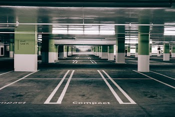Free Photo of parking garage, parking spaces, pavement