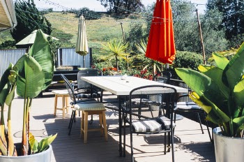 Free Photo of patio, furniture, umbrellas