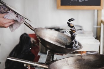Free Photo of people, cook, pan