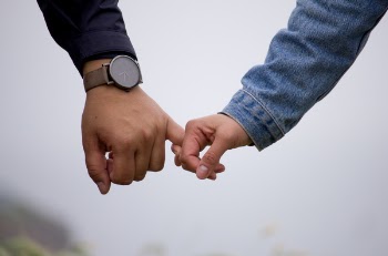 Free Photo of people, couple, holding hands