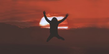 Free Photo of people, jump, silhouette