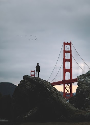 Free Photo of people, man, alone