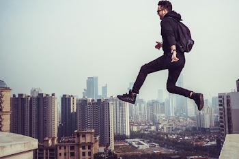 Free Photo of people, man, jumping