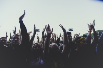 Free Photo of people, men women, crowd