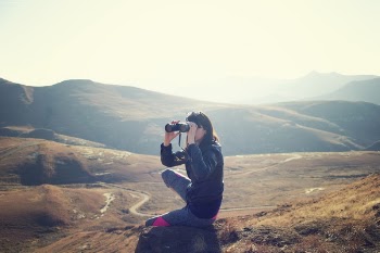 Free Photo of people, woman, binoculars