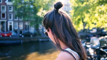 Free Photo of people, woman, bun