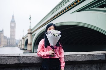 Free Photo of people, woman, flower