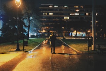 Free Photo of person, outdoor, night