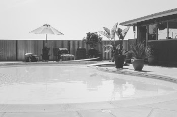 Free Photo of pool, backyard, umbrella