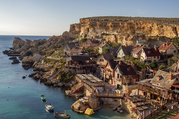 Free Photo of popeye village, mediteranean sea, Malta