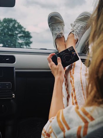 Free Photo of pretty, woman, car