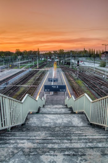 Free Photo of railway, track, outdoor