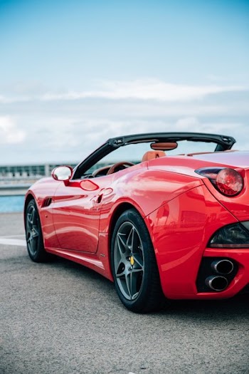 Free Photo of red, car, auto