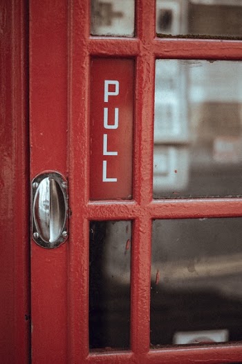 Free Photo of red, door, telephone