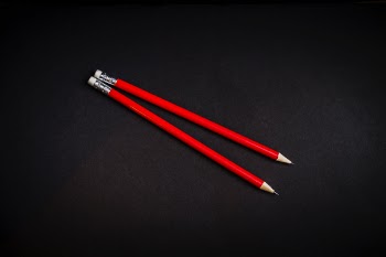 Free Photo of red, pencil, write
