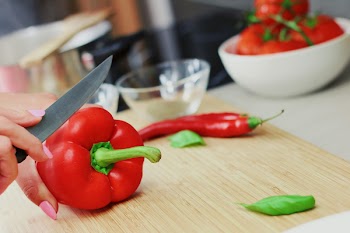 Free Photo of red peppers, vegetables, cooking