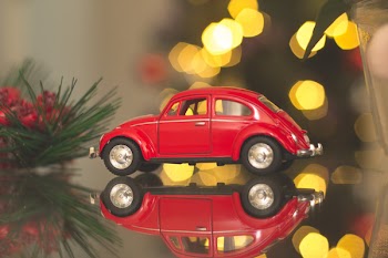 Free Photo of red, vw, car