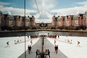 Free Photo of reflection, mirror, peoples