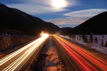 Free Photo of road, street, lights
