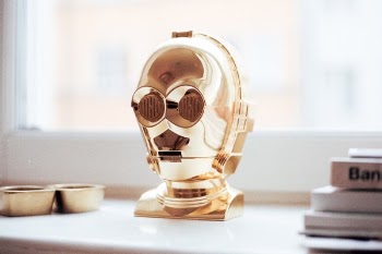 Free Photo of robot, gold, decoration