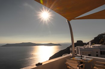 Free Photo of Santorini, Greece, sun