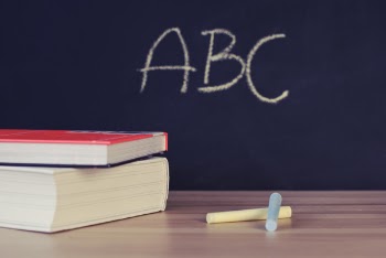 Free Photo of school, books, desk