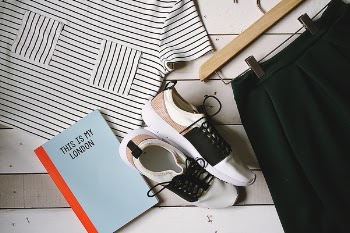 Free Photo of shoes, book, notebook