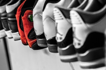Free Photo of shoes, footwear, display