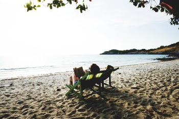 Free Photo of shore, reading, freedom