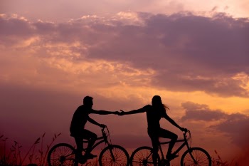 Free Photo of silhouette, bike, bicycle