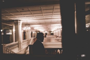 Free Photo of silhouette, stairs, house