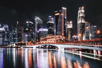 Free Photo of singapore, bridge, buildings