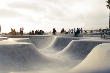 Free Photo of skate park, half-pipe, skateboarding