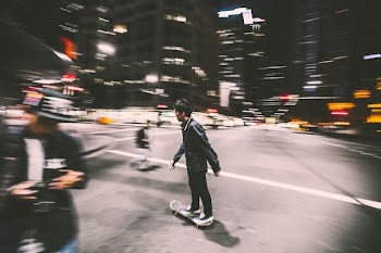 Free Photo of skateboard, skateboarding, skater