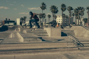 Free Photo of skater, skateboard, skate park
