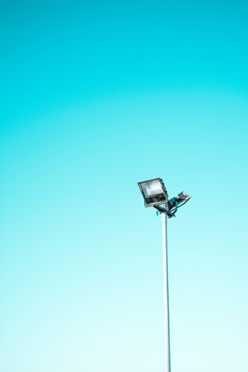 Free Photo of sky, blue, post
