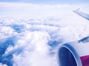 Free Photo of sky, clouds, airplane