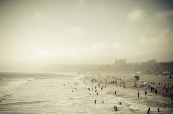 Free Photo of sky, santa monica, beach