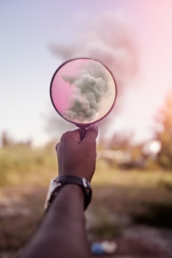 Free Photo of smoke, mirror, nature