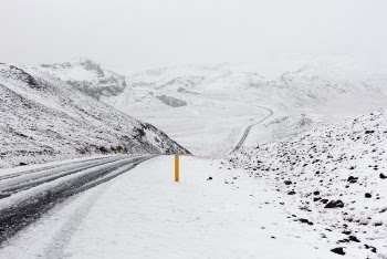 Free Photo of snow, winter, road