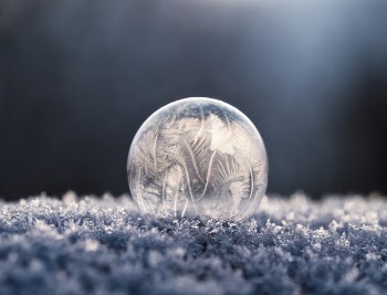 Free Photo of snowball, snow, glass