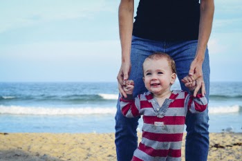 Free Photo of son, father, people