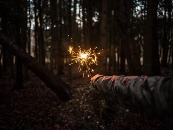 Free Photo of spark, people, fire