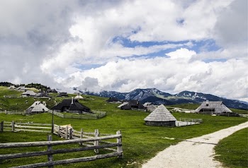 Free Photo of stables, huts, fences