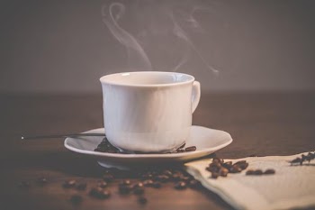 Free Photo of steaming, hot, coffee