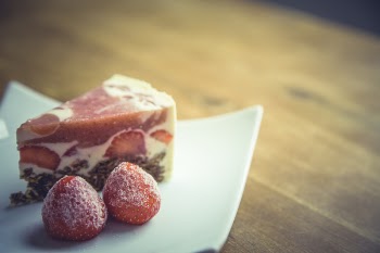 Free Photo of strawberry, cheesecake, cake