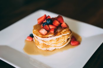Free Photo of strawberry, pancake, fruit
