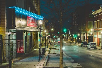 Free Photo of street photography, neon sign, morning