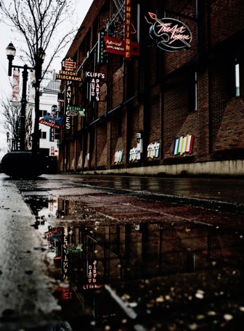 Free Photo of street, water, reflection