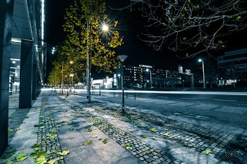 Free Photo of streets, roads, lamp posts